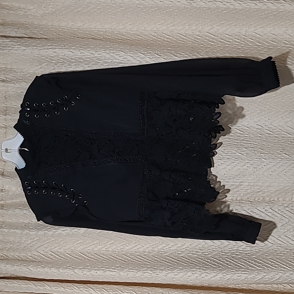 Self-portrait long sleeve top